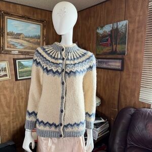 Handmade Wool Knit Sweater